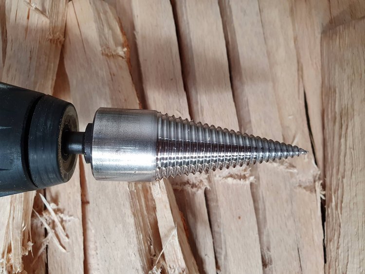 45mm Drillkegel für Bohrmaschine Kegelspalter Holzspalter HEX + SDS
